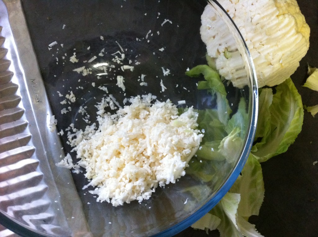 Cauliflower Pizza Base 2