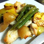 Pan-roasted Chicken & Lemon-Garlic Green Beans 2