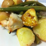 Pan-roasted Chicken & Lemon Garlic Vegetables