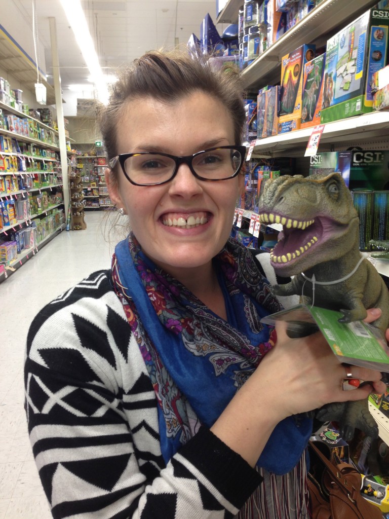 Me & my DIY dinosaur